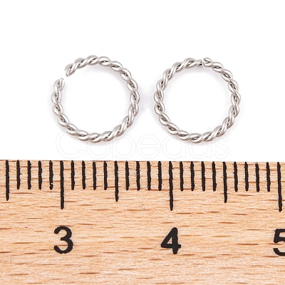 Non-Tarnish 304 Stainless Steel Qulck Link Rings FIND-Q103-04P-1