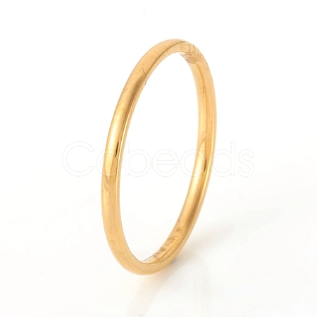 201 Stainless Steel Plain Band Rings X-RJEW-G107-1.5mm-7-G-1