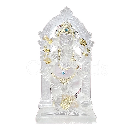 Resin Ganesha Figurines PW-WG65503-01-1