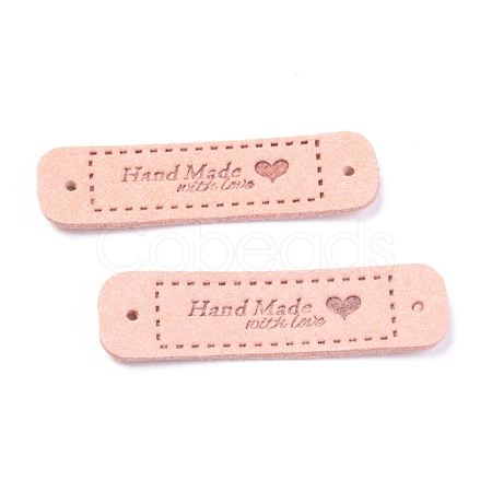 PU Leather Label Tags DIY-H131-A01-1