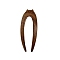 Wooden Hair Forks, Hair Accessories for Women, Cat, Coconut Brown, 130mm