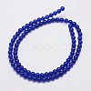 Natural & Dyed Malaysia Jade Bead Strands G-A146-4mm-A22-2