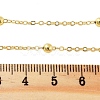 Rack Plating Brass Link Chain KK-S379-01G-2