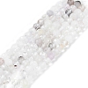 Faceted Round Natural Quartz Crystal Bead Strands G-L411-30-4mm-01-1