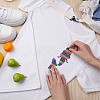 16 Sheets 16 Style Heat Transfer Vinyl Sheets DIY-SZ0003-25-6