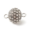 Alloy Crystal Rhinestone Connector Charms PALLOY-JF01356-3