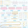 SUNNYCLUE DIY Flower Drop Earring Making Kits DIY-SC0019-64-2