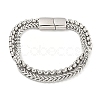 Tarnish Resistant 201 Stainless Steel Multi-Strand Chains Bracelets BJEW-F473-05P-03-1