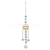 Glass Teardrop Pendant Decoration PW-WG75590-03-1