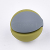Rubberized Style Acrylic Combined Beads X-OACR-T011-128A-3