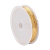 Eco-Friendly Round Copper Jewelry Wire CWIR-P001-01-0.6mm-1