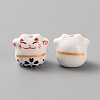 Handmade Porcelain Beads PORC-WH0006-02H-1