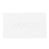 Rectangle Cardboard Jewelry Display Cards CDIS-P004-07A-01-2