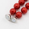Trendy Mother's Day Gifts Shell Pearl Beaded Necklaces for Women X-NJEW-M004-01C-3
