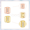 SUPERFINDINGS 16Pcs 4 Colors Zinc Alloy Rhinestone Bikini Clips FIND-FH0007-23-4