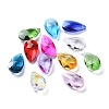 72Pcs 12 Colors Birthstone Charms Glass Pendants RGLA-ZZ0001-02-9x15mm-3