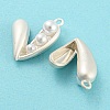 Alloy with ABS Plastic Imitation Pearl Pendants FIND-G062-07MS-3