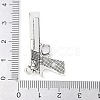 Tibetan Style Alloy Handgun/Pistol Pendants TIBEP-Q043-128-RS-3