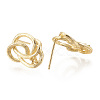 Brass Stud Earrings Findings X-KK-S345-221-2