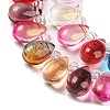 Transparent Glass Beads Strands X-GLAA-B014-01D-3