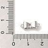 Brass Pave Clear Cubic Zirconia Connector Charms KK-G499-14P-3