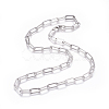 304 Stainless Steel Chain Necklaces NJEW-L160-013P-2