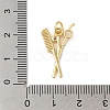 Rack Plating Brass & Cubic Zirconia Pendants KK-L216-062G-3