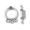 Tibetan Style Alloy Toggle Clasps X-LF10795Y-NF-1