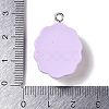 Opaque Resin Pendants RESI-S403-04C-3