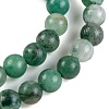 Natural Green Jade Bead Strands X-G-A130-3mm-M06-3