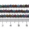 Natural Red Corundum/Ruby and Sapphire Beads Strands G-G161-A19-05-5