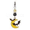 Halloween Alloy Enamel Pendant Decoration HJEW-TA00272-4