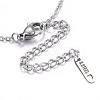 304 Stainless Steel Pendant Necklaces NJEW-H497-05-4