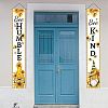 Hanging Polyester Banner Sign for Home Office Front Door Porch Welcome Decorations HJEW-WH0011-20K-5