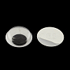 Black & White Plastic Wiggle Googly Eyes Buttons DIY Scrapbooking Crafts Toy Accessories with Label Paster on Back KY-S002B-5mm-1