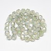 Electroplate Glass Beads Strands EGLA-Q085-12mm-03-2