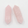 Natural Rose Quartz Double Terminated Points Healing Stones G-D439-03-1