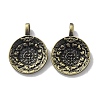 Tibetan Style Brass Pendants KK-M284-33AB-1