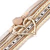 Imitation Leather Multi-Starnd Bracelets BOHO-PW0001-039K-3