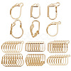 ARRICRAFT 48Pcs 6 Styles Brass Leverback Earring Findings KK-AR0003-59G-1