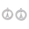 304 Stainless Steel Pendants STAS-N095-154-2