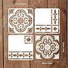 Plastic Drawing Painting Stencils Templates Sets DIY-WH0172-849-2