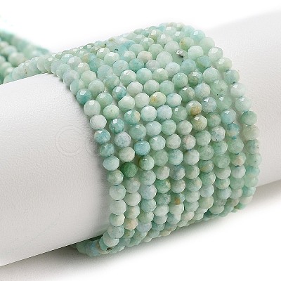 Natural Amazonite Beads Strands G-G161-A02-01-1