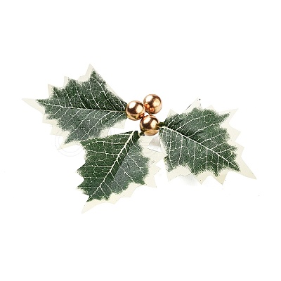 Plastic Artificial Christmas Leaf FIND-G083-01A-1