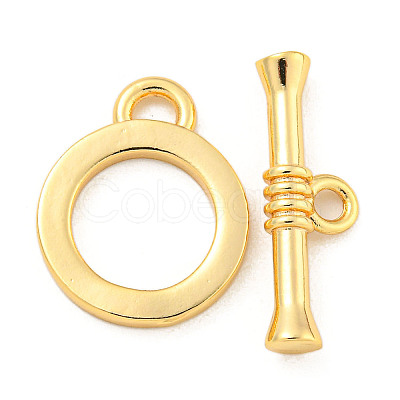 Brass Toggle Clasps KK-A223-02G-1