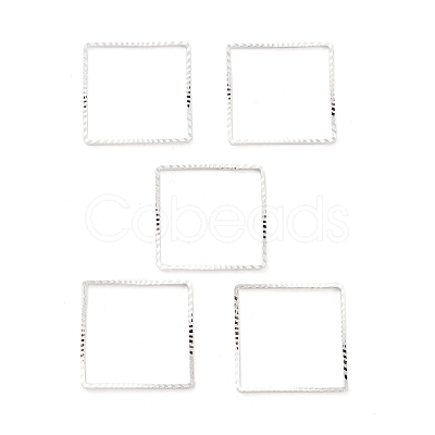 Brass Beads Frames KK-M288-01S-G-1