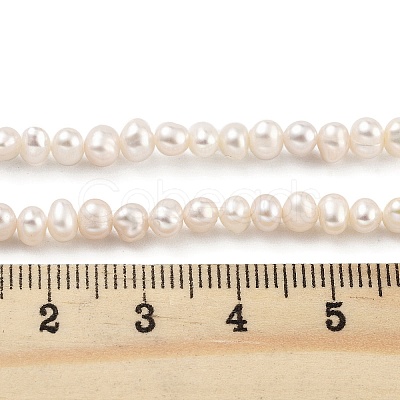 Natural Cultured Freshwater Pearl Beads Strands PEAR-C003-07E-1