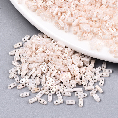 2-Hole Glass Seed Beads X-SEED-S031-S-SQ1204R-1