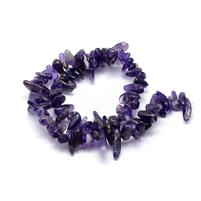 Natural Amethyst Beads Strands G-K220-04-1