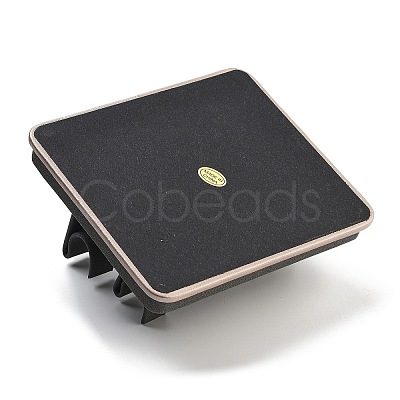 2 T-Bar Imitation Leather Ring Display Rack RDIS-A003-01B-1